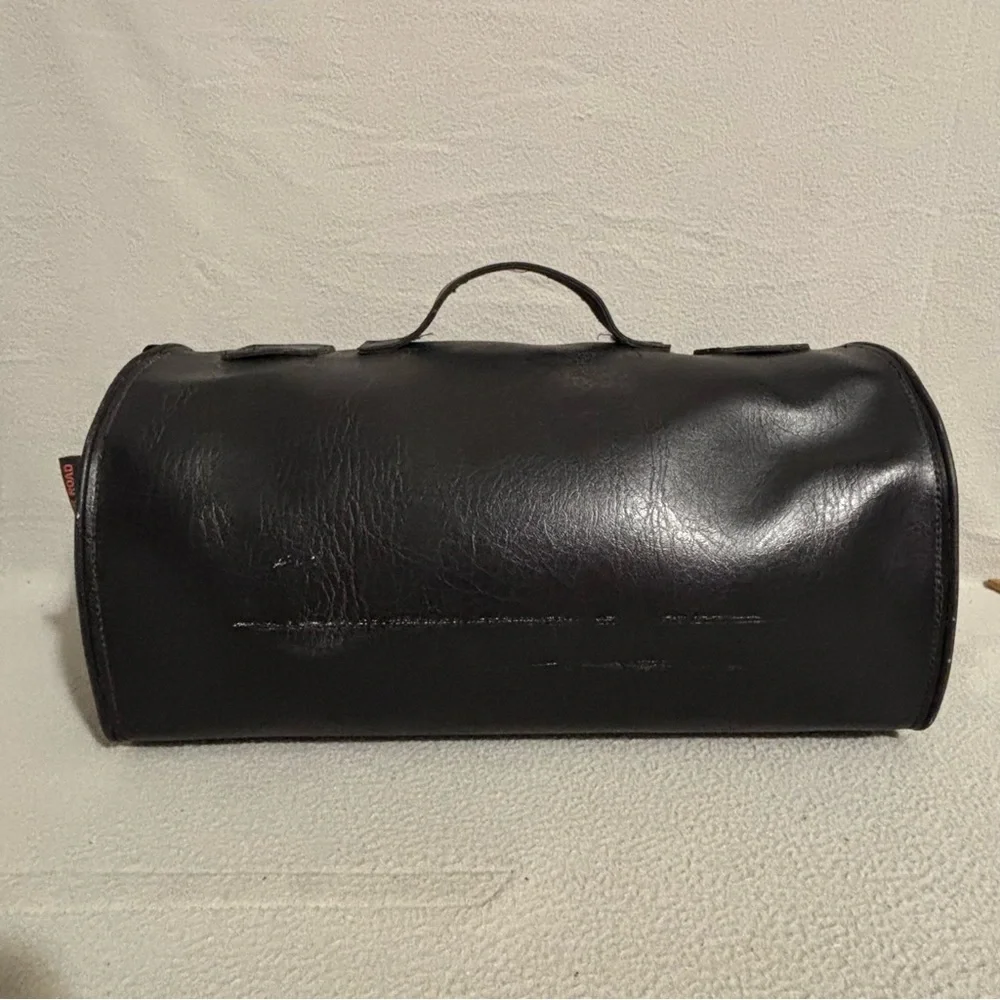 River Road Spacy Black Motorcycle Handlebar Studded Tool Travel Case Bag